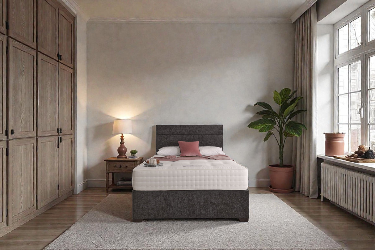 Berlin Divan Bed Set With Headboard
