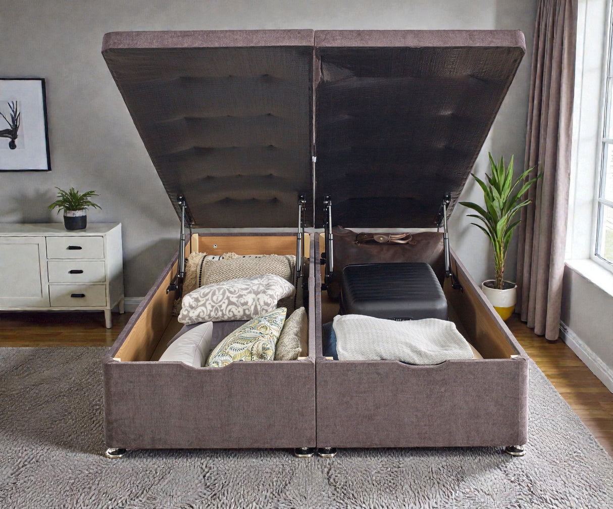 End Lift Ottoman Storage Divan Bed Base