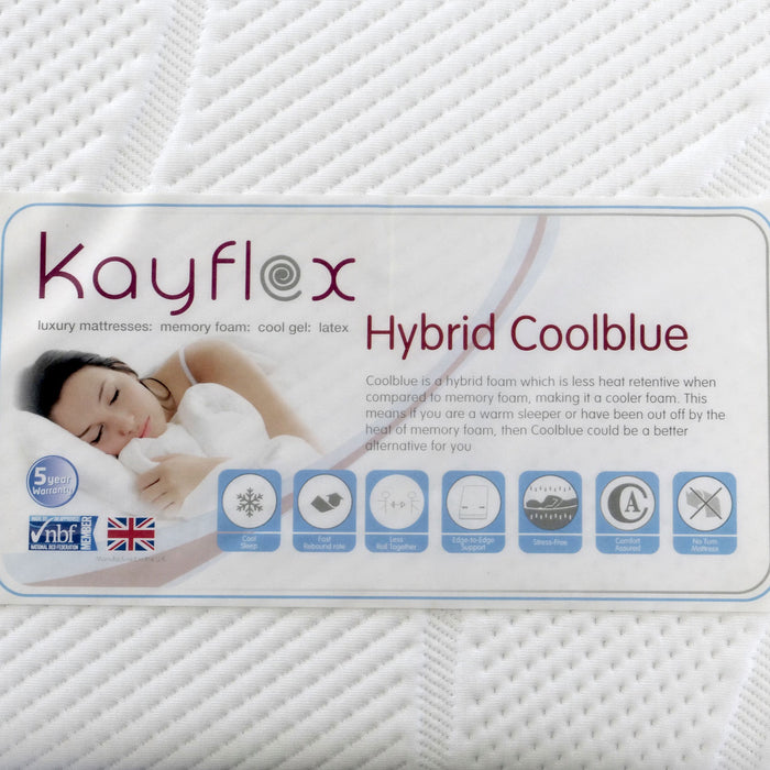 Kayflex Hybrid Cool Blue Memory Foam Mattress