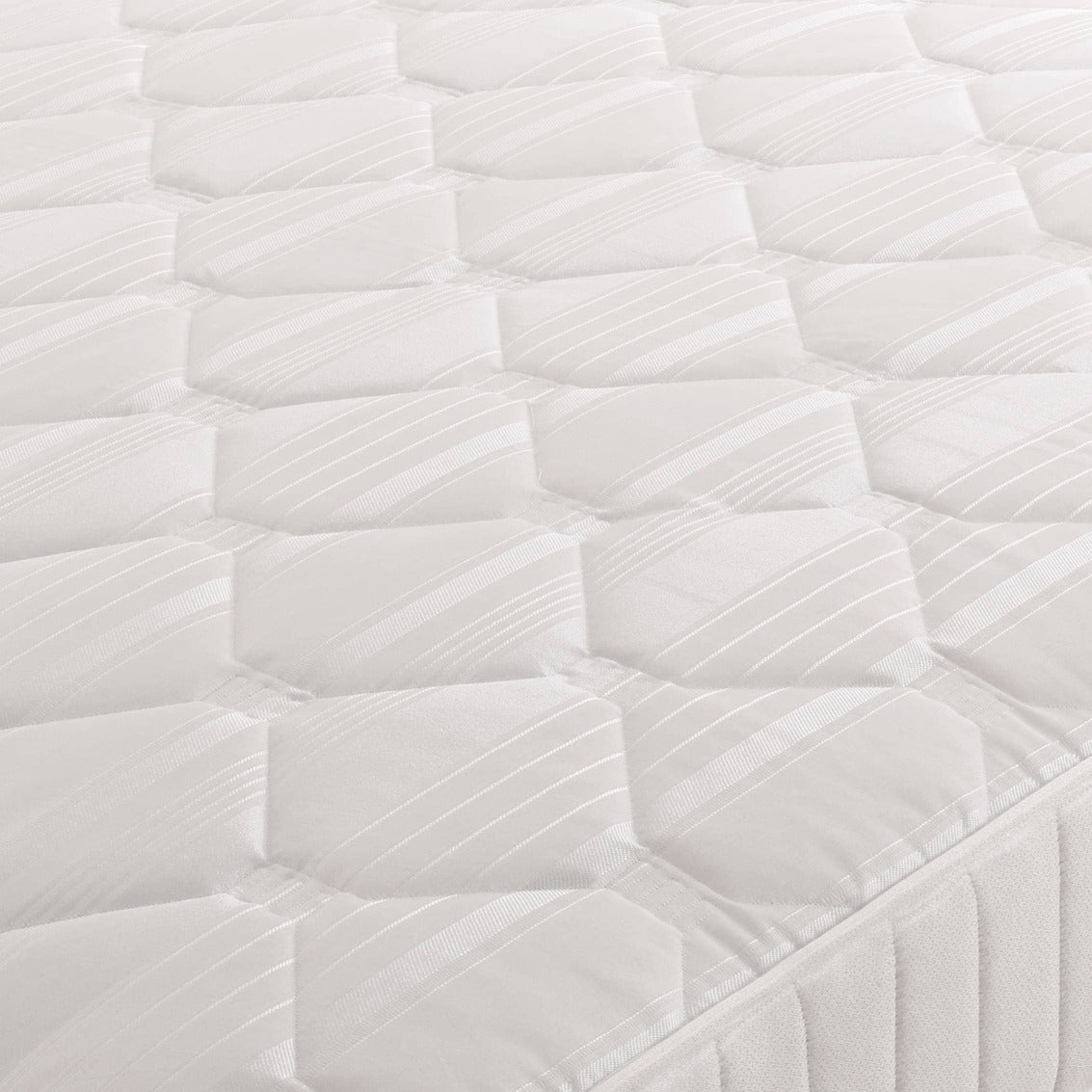 Orchid Orthopaedic Mattress by Mattress Supermarket showing a plush, supportive bed with a quilted surface and orthopedic design.