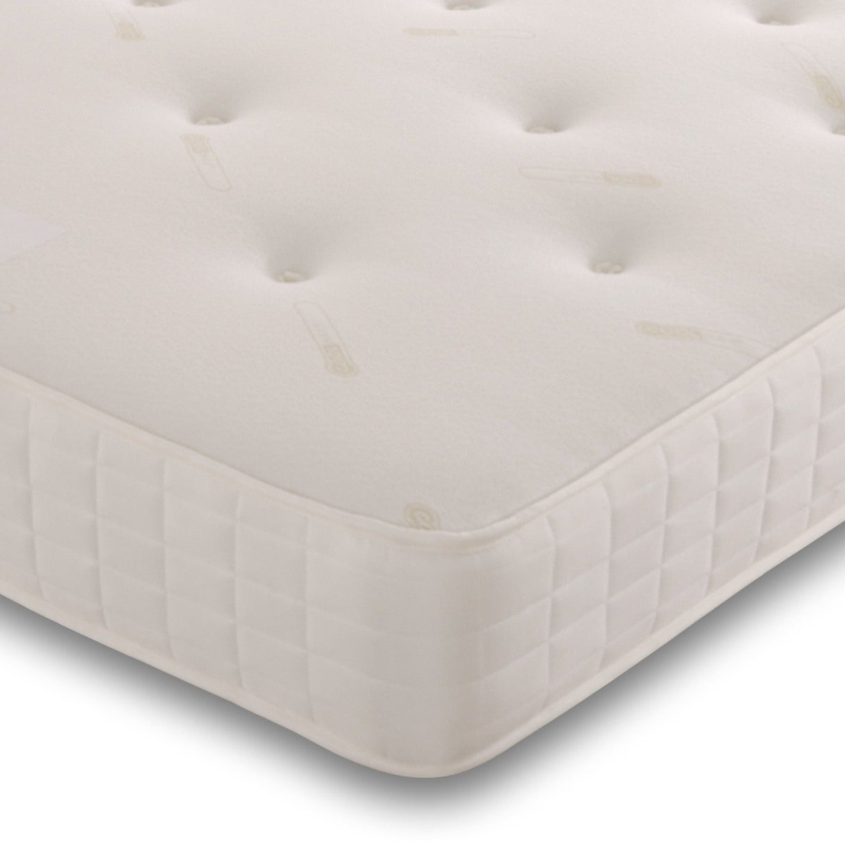 Orthopaedic Pearl Mattress by Mattress Supermarket showing plush, layered surface with pearl-like fabric accents for comfort and support.