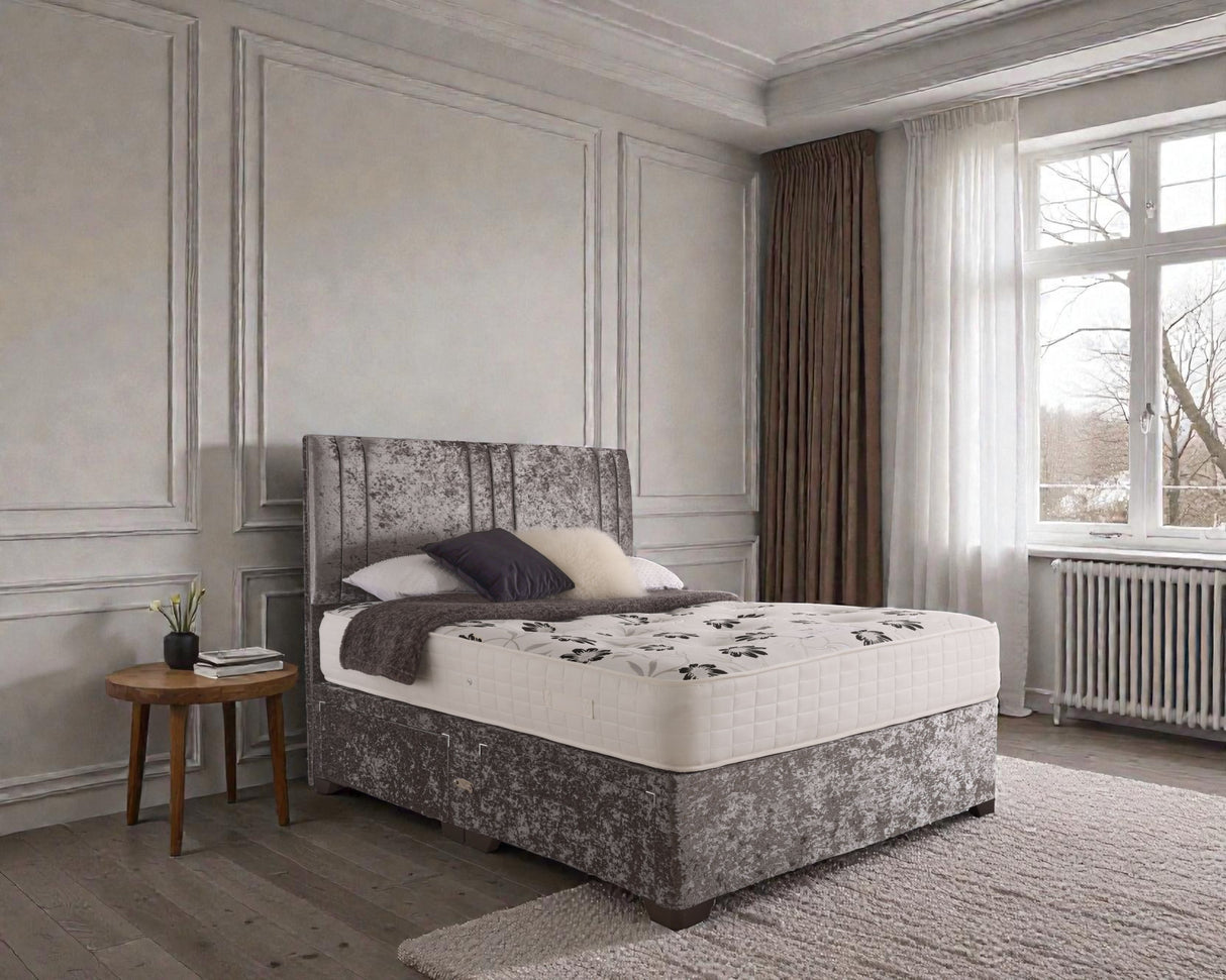 Vienna Divan Bed Set With Headboard