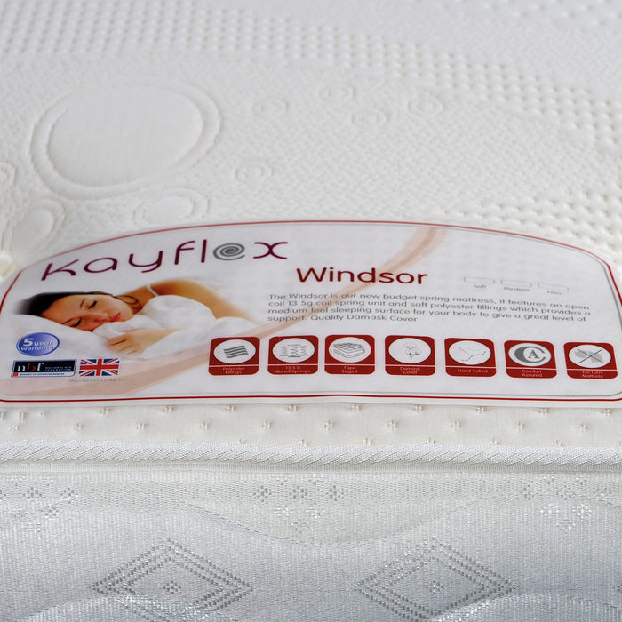 Kayflex Windsor 13.5 Open Coil Sprung Mattress