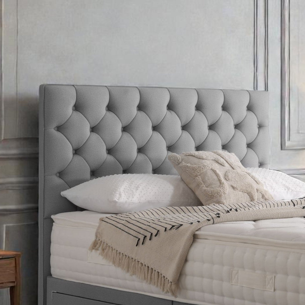 Madrid Upholstered Button Headboard