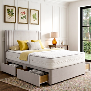 Athens Divan Bed Set With Headboard Mattress Supermarket