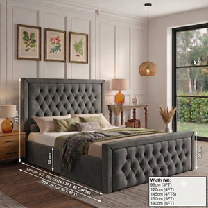 Anya Ottoman Storage Bed Frame