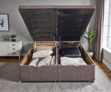 End Lift Ottoman Storage Divan Bed Base