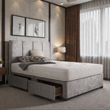 Paris Divan Bed Set With Headboard