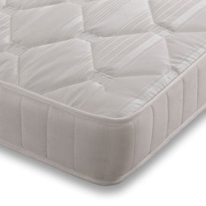 Essentials Jasmine Sprung Mattress from Mattress Supermarket with a plush, comfortable surface and supportive design in a bedroom setting.