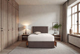 Prague Divan Bed Set With Button Headboard