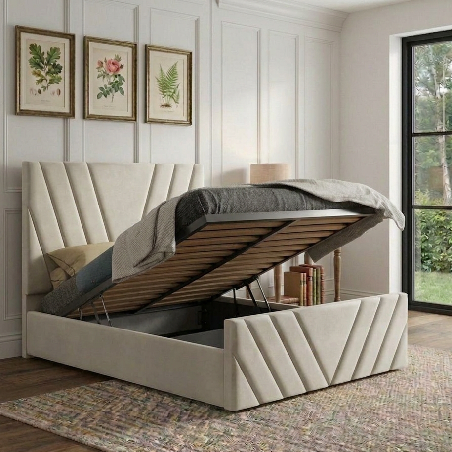 Lina Ottoman Storage Bed Frame