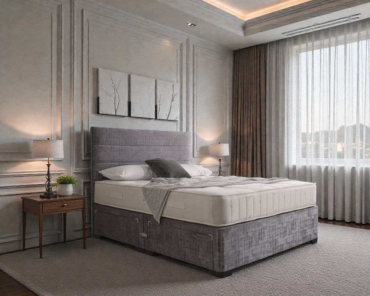 Florence Divan Bed Set With Headboard