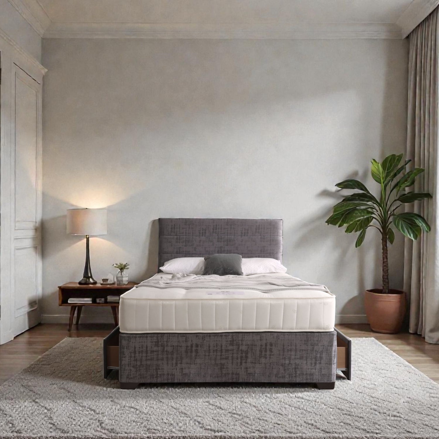 Florence Divan Bed Set With Headboard