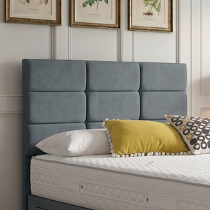 Mylo divan bed set with a button-tufted headboard, featuring a modern upholstered design for a stylish bedroom setup.