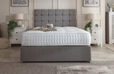 Milan Divan Bed Set With Button Headboard