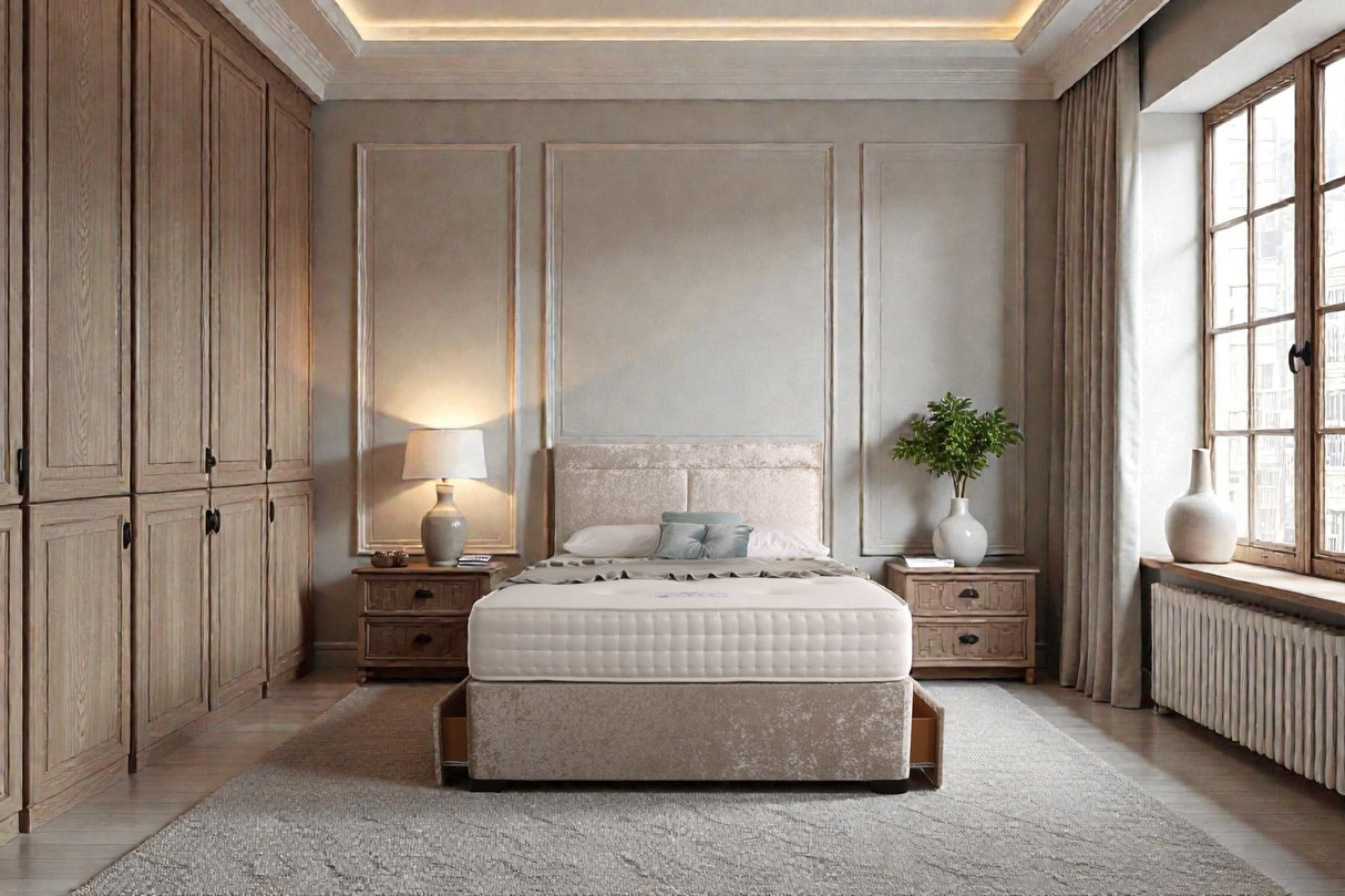 Como Divan Bed Set With Headboard