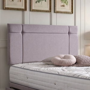Prague divan bed set with a stylish button-tufted headboard, featuring a plush fabric upholstery and clean modern design.