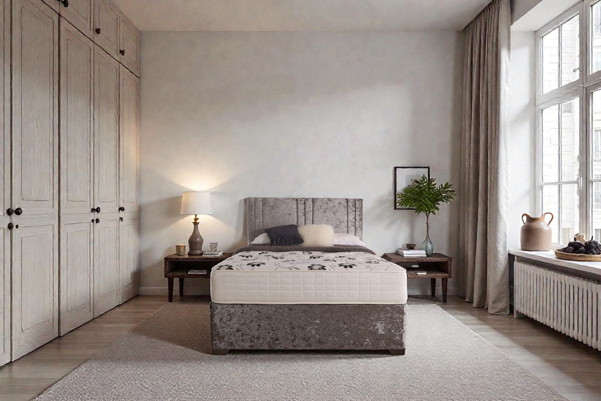 Vienna Divan Bed Set With Headboard