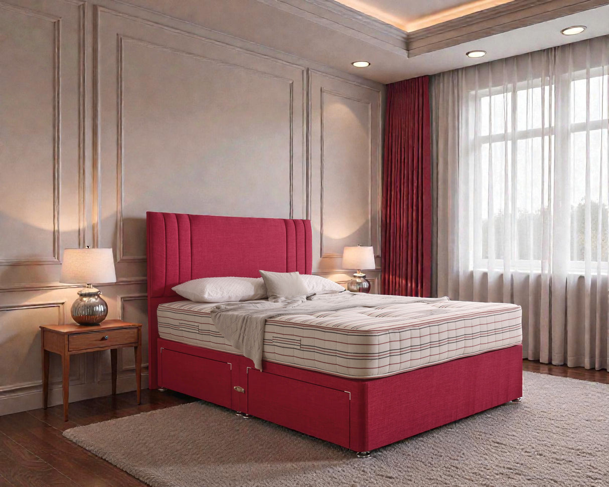 Athens Divan Bed Set With Headboard