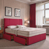 Athens Divan Bed Set With Headboard