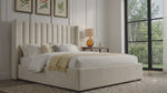 Ayla Wingback Ottoman Storage Bed Frame