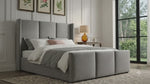 Zaya Wingback Ottoman Storage Bed Frame