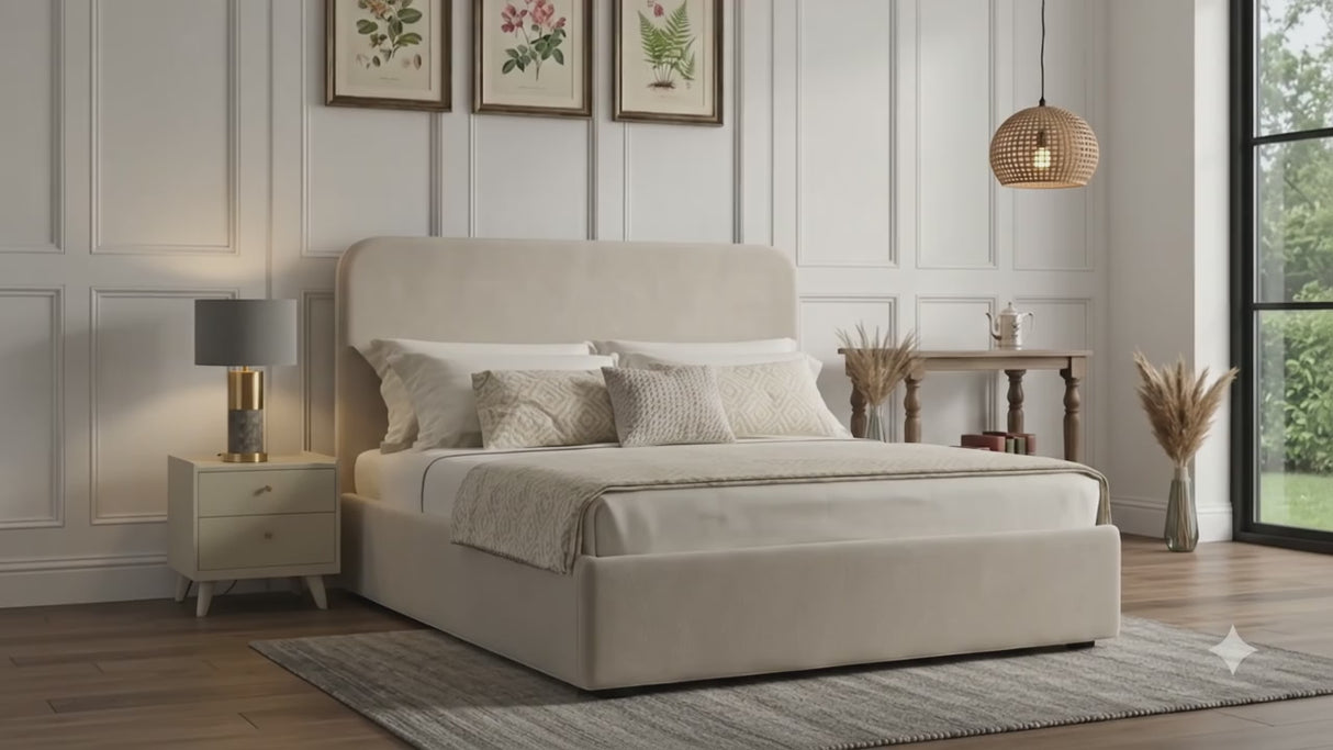 Maddie Ottoman Storage Bed Frame